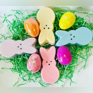 Handcrafted Easter Peep Soaps -4 pack